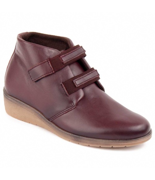 Botin De Piel Con Cuna Para Mujer Purapiel Akilav 104907