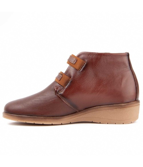 Botin De Piel Con Cuna Para Mujer Purapiel Akilav 104908