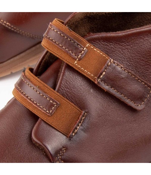 Botin De Piel Con Cuna Para Mujer Purapiel Akilav 104908