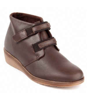 Botin De Piel Con Cuna Para Mujer Purapiel Akilav2 104909