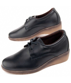 Oxford De Piel Con Cuna Para Mujer Purapiel Anilav 104910