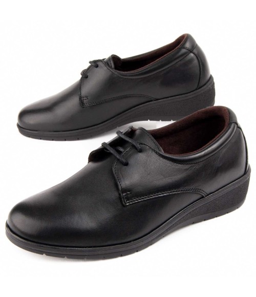 Oxford De Piel Con Cuna Para Mujer Purapiel Anilav 104911