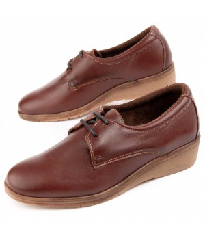 Oxford De Piel Con Cuna Para Mujer Purapiel Anilav 104913