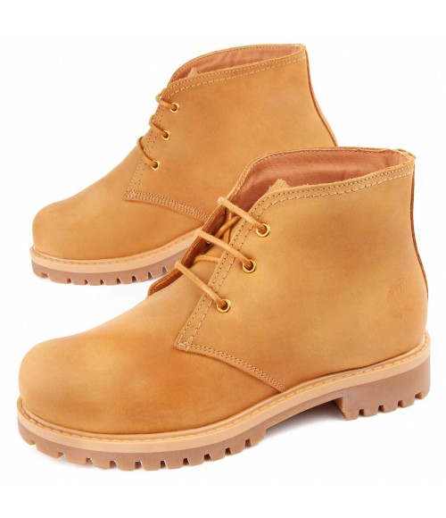 Botin De Piel Para Mujer Purapiel Timeber 104915