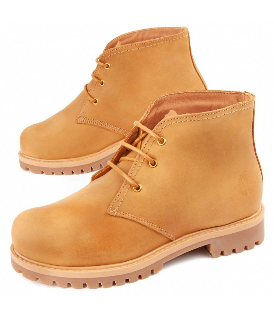 Botin De Piel Para Mujer Purapiel Timeber 104915