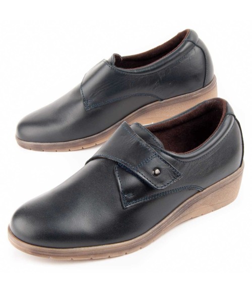 Mocasin De Piel Con Cuna Para Mujer Purapiel Anila 104895