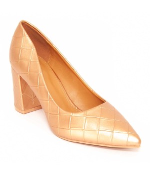 Zapato De Tacon Para Mujer Montevita Cuadrisal 104952