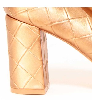 Zapato De Tacon Para Mujer Montevita Cuadrisal 104952