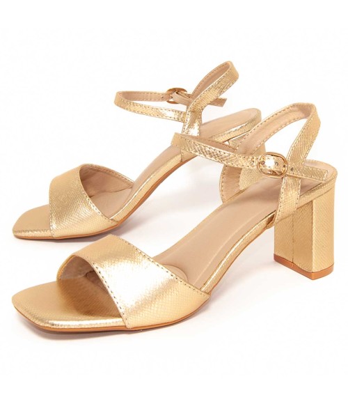 Sandalia De Tacon Para Mujer Montevita Sandore 104994