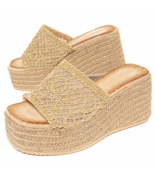 Sandalia De Plataforma Para Mujer Montevita Wokespar 105005