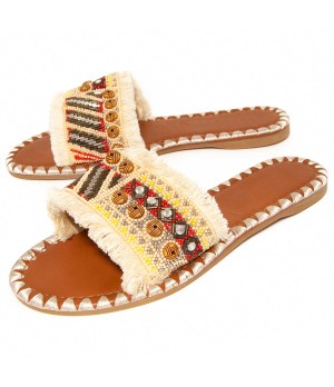 Sandalia Plana Para Mujer Montevita Indiplasa 105000