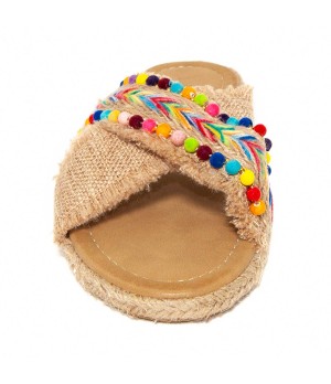 Sandalia Plana Para Mujer Montevita Indiplasa2 105002