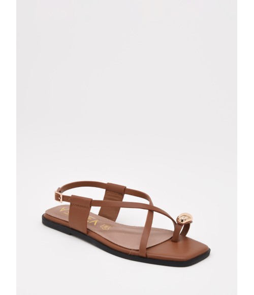 SANDALIAS PLANAS CON HEBILLA PARA MUJER MONTEVITA GANCI 105023
