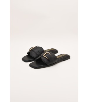 SANDALIAS PLANAS CON HEBILLA PARA MUJER MONTEVITA SALEDER 105025