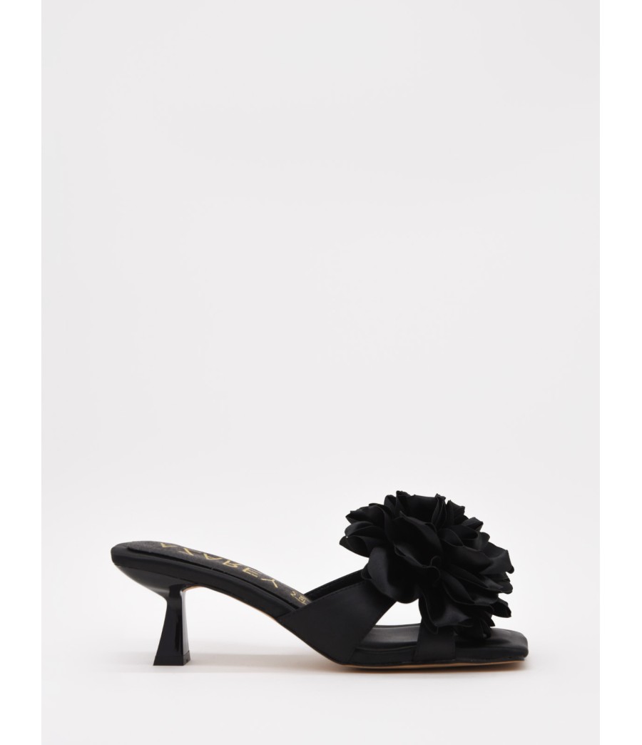 MULES DE TACON CON FLOR PARA MUJER MONTEVITA POSTA 105031