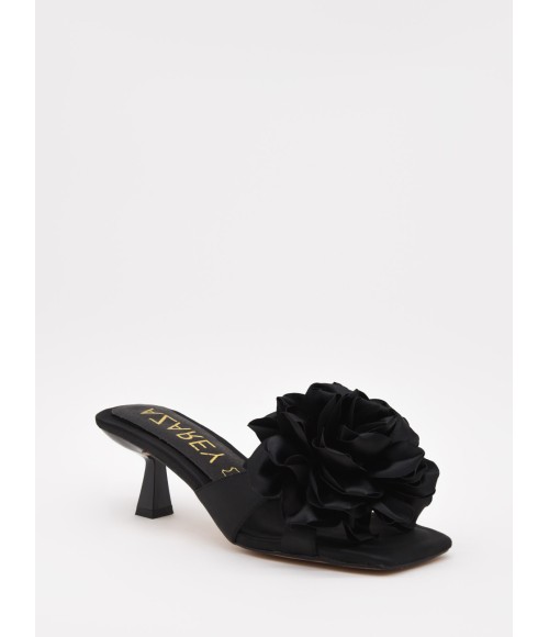 MULES DE TACON CON FLOR PARA MUJER MONTEVITA POSTA 105031