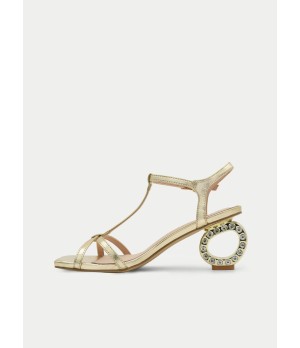 SANDALIAS DE TACON CON DETALLE DE CRISTALES PARA MUJER MONTEVITA PRETICI 105032