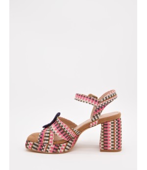 SANDALIAS DE TACON Y HEBILLA PARA MUJER MONTEVITA WAKI 105035