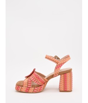 SANDALIAS DE TACON Y HEBILLA PARA MUJER MONTEVITA WAKI 105035