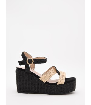 SANDALIAS DE CUNA CON FORMA PARA MUJER MONTEVITA PRETIR 105040