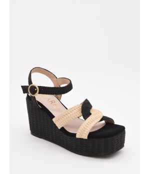 SANDALIAS DE CUNA CON FORMA PARA MUJER MONTEVITA PRETIR 105040