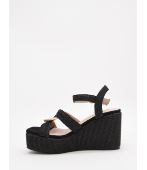 SANDALIAS DE CUNA CON FORMA PARA MUJER MONTEVITA PRETIR 105040