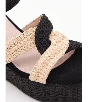 SANDALIAS DE CUNA CON FORMA PARA MUJER MONTEVITA PRETIR 105040