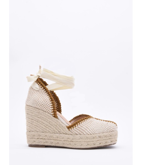 Sandalias De Cuna Con Cintas Al Tobillo Para Mujer Montevita Maestre 105048
