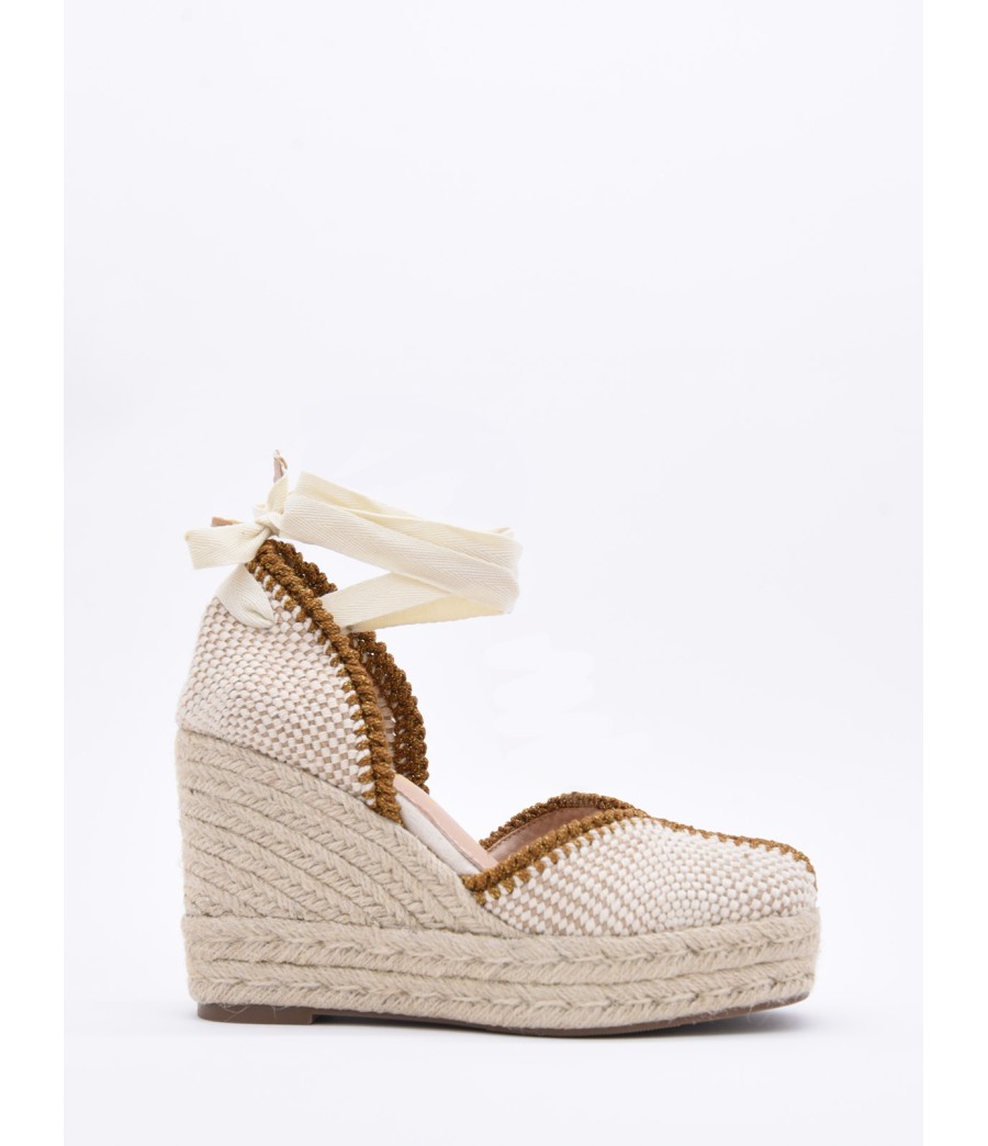 Sandalias De Cuna Con Cintas Al Tobillo Para Mujer Montevita Maestre 105048