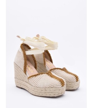 Sandalias De Cuna Con Cintas Al Tobillo Para Mujer Montevita Maestre 105048