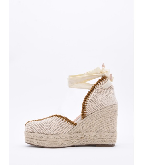 Sandalias De Cuna Con Cintas Al Tobillo Para Mujer Montevita Maestre 105048