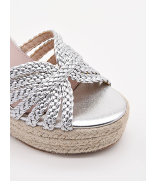 Sandalias De Cuna Alta Con Tiras Trenzadas Para Mujer Montevita Picasor 105061