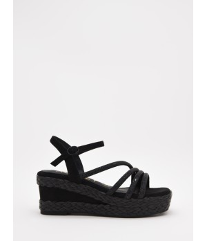 Sandalias De Cuna Con Diseno Tejido Y Tiras Para Mujer Montevita Priter 105064