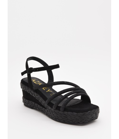 Sandalias De Cuna Con Diseno Tejido Y Tiras Para Mujer Montevita Priter 105064