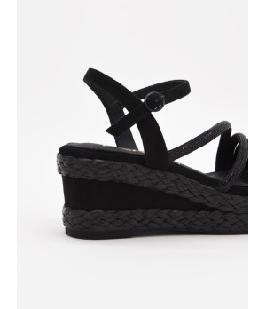 Sandalias De Cuna Con Diseno Tejido Y Tiras Para Mujer Montevita Priter 105064