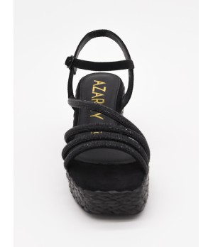 Sandalias De Cuna Con Diseno Tejido Y Tiras Para Mujer Montevita Priter 105064