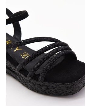 Sandalias De Cuna Con Diseno Tejido Y Tiras Para Mujer Montevita Priter 105064