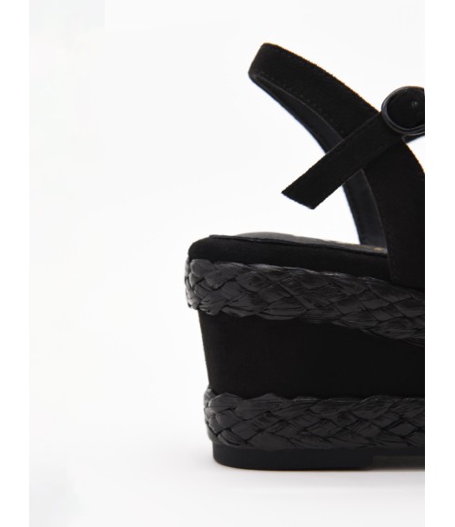 Sandalias De Cuna Con Diseno Tejido Y Tiras Para Mujer Montevita Priter 105064