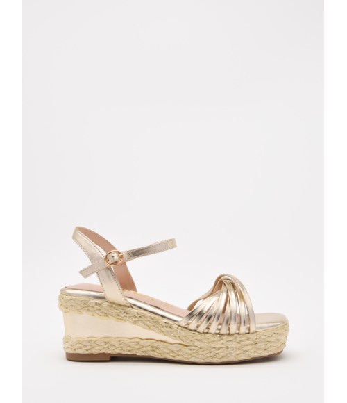 Sandalias De Cuna Tejida Para Mujer Montevita Alema 105065