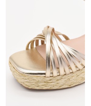 Sandalias De Cuna Tejida Para Mujer Montevita Alema 105065