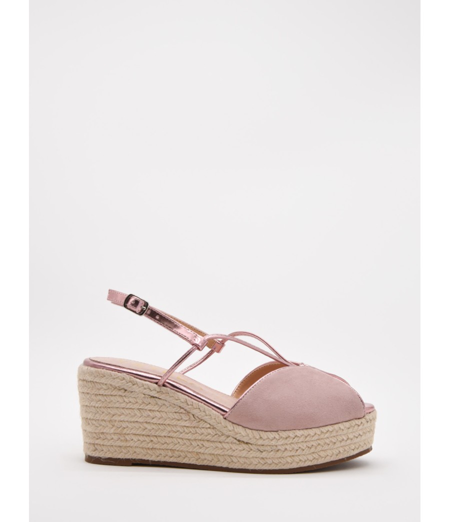 Sandalias De Cuna Con Tiras Cruzadas Para Mujer Montevita Occio 105055