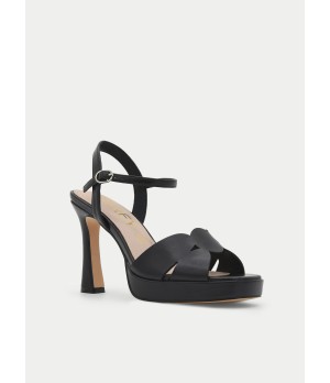 Sandalia De Tacon Y Tiras Flor Para Mujer Montevita Fenie 105070