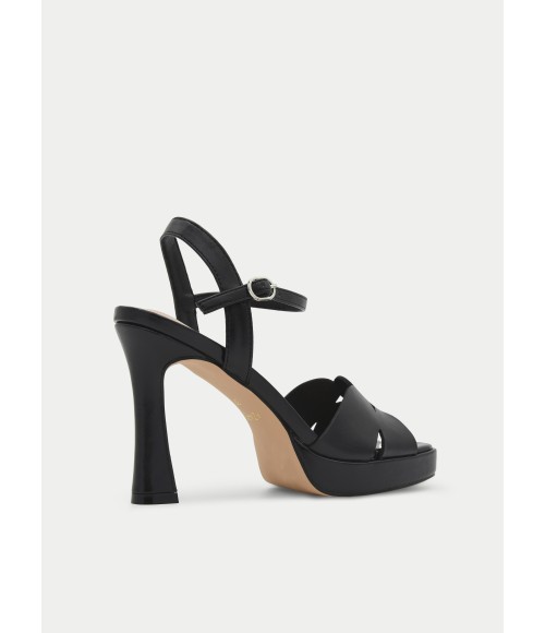 Sandalia De Tacon Y Tiras Flor Para Mujer Montevita Fenie 105070