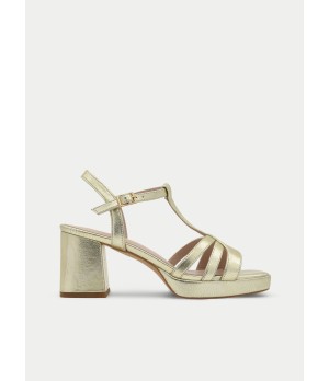 Sandalia Forma Tacon Ancho Para Mujer Montevita Picasor 105077