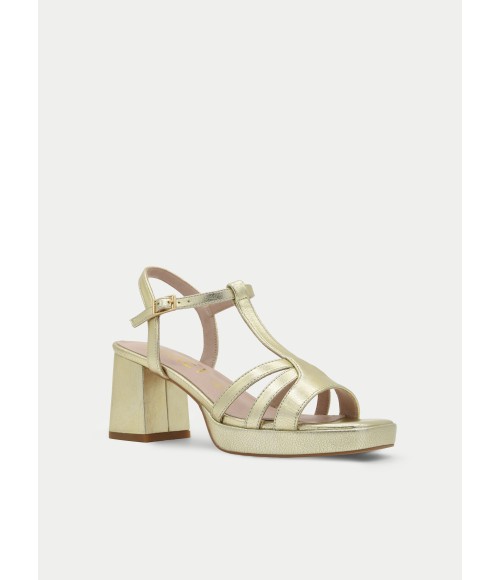 Sandalia Forma Tacon Ancho Para Mujer Montevita Picasor 105077