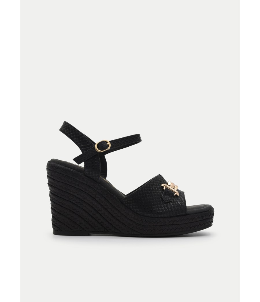 Sandalias De Cuna Con Diseno Tejido Y Tiras Para Mujer Montevita Priter 105064Sandalia Cuna Hebilla Para Mujer Montevita Perime