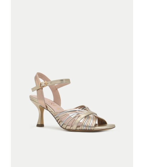 Sandalia Tacon Fino Para Mujer Montevita Jarene 105114