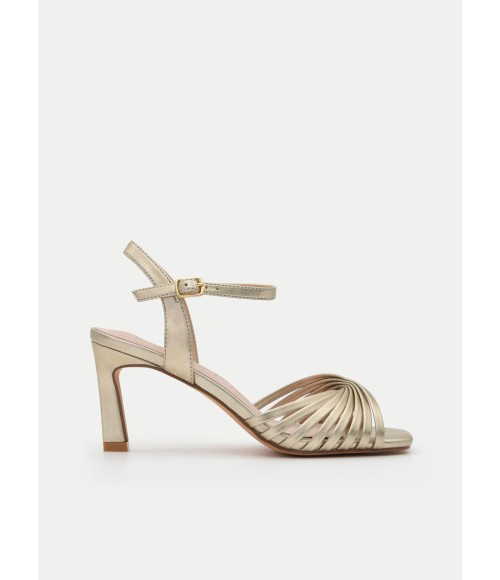 Sandalia Tacon Fino Para Mujer Montevita Mitere 105118