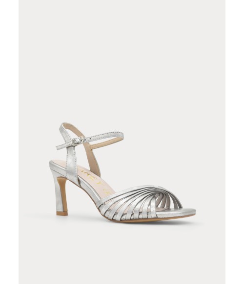 Sandalia Tacon Fino Para Mujer Montevita Mitere 105120
