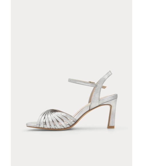 Sandalia Tacon Fino Para Mujer Montevita Mitere 105120
